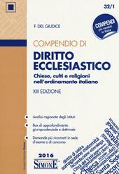 Compendio di diritto ecclesiastico. Chiese, culti e religioni nell'ordinamento italiano