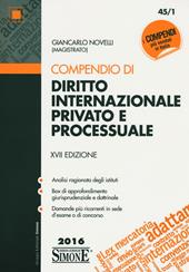 Compendio di diritto internazionale privato e processuale