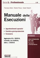 Manuale delle esecuzioni. Con espansione online