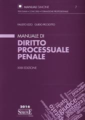 Manuale di diritto processuale penale