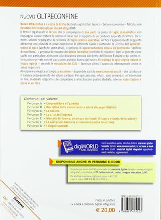 Nuovo Oltreconfine. Corso di diritto per il secondo biennio e il quinto anno degli Ist. tecnici economici indirizzo Amministrazione, finanza e marketing. Vol. 2: Diritto commerciale  - Libro Simone per la Scuola 2018 | Libraccio.it