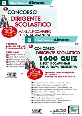 Concorso 2425 dirigenti scolastici. Kit completo  - Libro Edizioni Giuridiche Simone 2017, Concorsi e abilitazioni | Libraccio.it