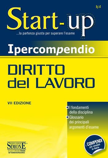 Ipercompendio diritto del lavoro  - Libro Edizioni Giuridiche Simone 2018 | Libraccio.it