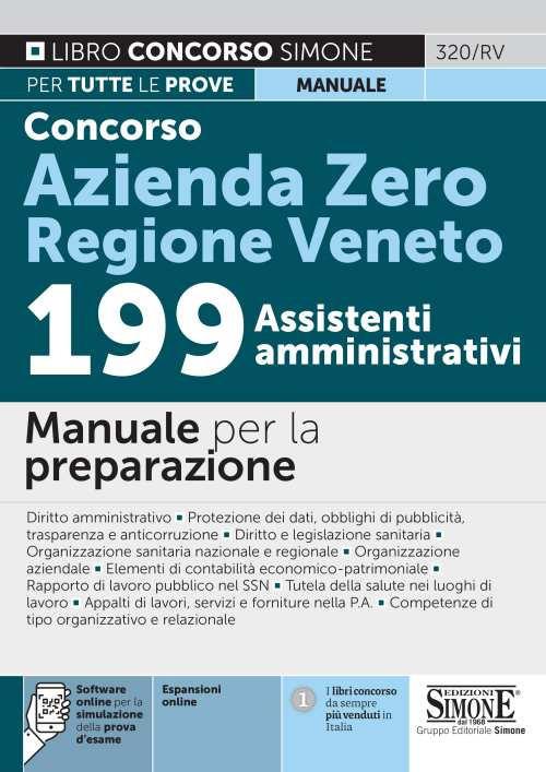 Concorso Azienda Zero Regione 199 assistenti amministrativi