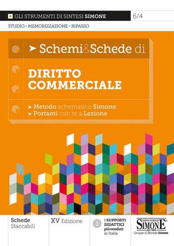 Schemi & schede di diritto commerciale  - Libro Edizioni Giuridiche Simone 2022 | Libraccio.it