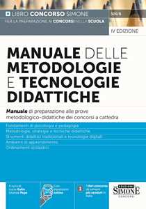 Image of Manuale delle metodologie e tecnologie didattiche. Manuale di pre...