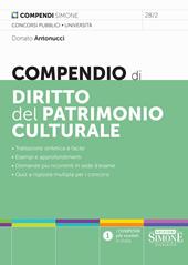 Compendio di diritto del patrimonio culturale