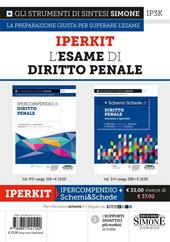 L'esame di diritto penale. Iperkit. Ipercompendio di diritto penale-Schemi & schede di diritto penale. Generale e speciale
