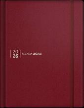 Agenda legale 2026. Ediz. leather rossa. Con App Agenda Legale Pro