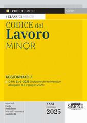 Codice del Lavoro. Ediz. minor