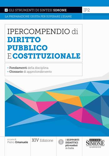 Ipercompendio diritto pubblico e costituzionale  - Libro Edizioni Giuridiche Simone 2025, Ipercompendi | Libraccio.it