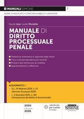 7 Manuale di Diritto Processuale Penale 2026