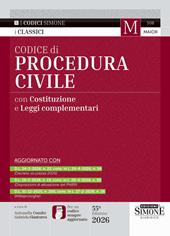 Codice di procedura civile con Costituzione e leggi complementari. Nuova ediz. Con app Codici Simone