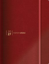 Agenda Legale 2027. Classica Lizard rosso. Con app Agenda Legale Pro