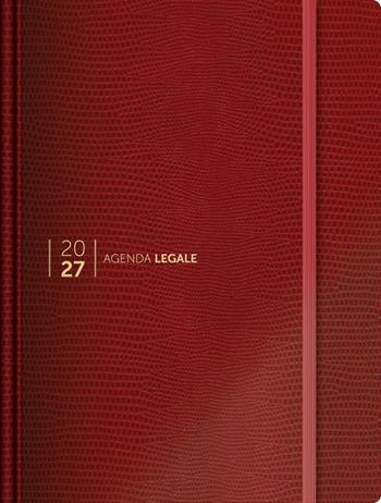 Agenda Legale 2027. Classica Lizard rosso. Con app Agenda Legale Pro  - Libro Edizioni Giuridiche Simone 2026, Strumenti per la professione | Libraccio.it