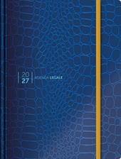 Agenda legale 2027. Law & Trend Croco blue. Con app Agenda Legale Pro