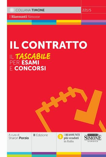 Elementi di Il Contratto. Nuova ediz.  - Libro Edizioni Giuridiche Simone 2026, Elementi maior | Libraccio.it
