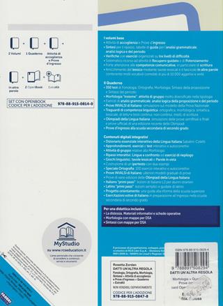 Datti un'altra regola. Fonologia, ortografia, morfologia, sintassi-Quaderno. Con e-book. Con espansione online - Rosetta Zordan - Libro Fabbri 2014 | Libraccio.it