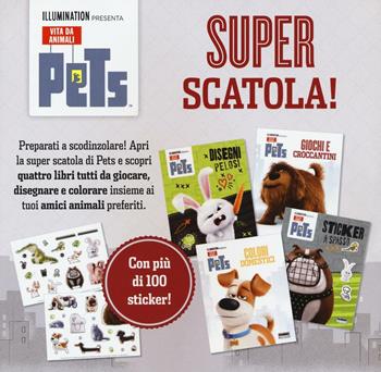 Pets vita da animali. Super scatola. Ediz. a colori. Con Adesivi  - Libro Fabbri 2016 | Libraccio.it