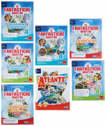 Le fantastiche quattro. Vol. antropologico. Con Quaderno antropologico e Il libro dei lapbook antropologico-Vol. scientifico. Con Quaderno scientifico e Il libro dei lapbook scientifico. Con Atlante. Per la 4ª classe elementare. Con e-book. Con espansione online  - Libro Fabbri 2018 | Libraccio.it