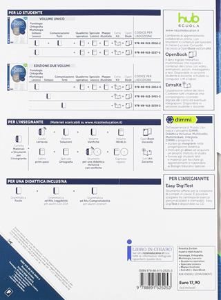 Punto per punto. Fonologia. Con Quaderno operativo, Speciale Lessico, Mappe illustrate, Esame di Stato. Con ebook. Con espansione online - Rosetta Zordan - Libro Fabbri 2018 | Libraccio.it