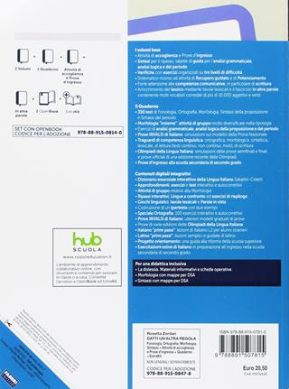 Datti un'altra regola. Con Comunicazione, lessico, scrittura, In altre parole, Quaderno, Prove d'ingresso ed Esame di stato. Per la Scuola media. - Rosetta Zordan - Libro Fabbri 2018 | Libraccio.it