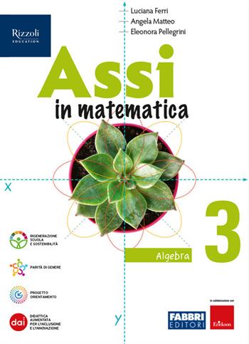 Assi in matematica. Algebra, Geometria. Con Quaderno per gli esercizi. Con e-book. Con espansione online. Vol. 3 - Luciana Ferri, Angela Matteo, Eleonora Pellegrini - Libro Fabbri 2024 | Libraccio.it