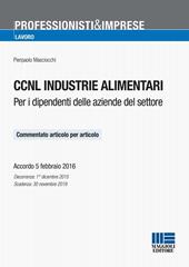 CCNL industrie alimentari