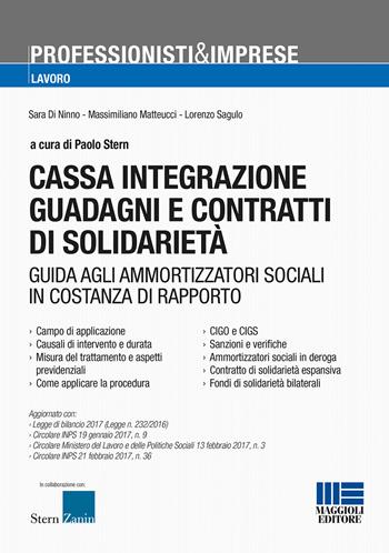 Cassa integrazione guadagni e contratti di solidarietà - Paolo Stern, Sara Di Ninno, Massimiliano Matteucci - Libro Maggioli Editore 2017, Professionisti & Imprese | Libraccio.it
