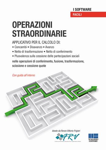 Operazioni straordinarie. CD-ROM - Renzo Vittorio Frigieri - Libro Maggioli Editore 2017, I facili | Libraccio.it