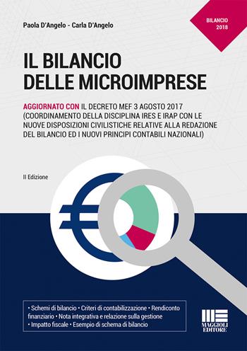 Il bilancio delle microimprese - Paola D'Angelo, Carla D'Angelo - Libro Maggioli Editore 2018, Professionisti & Imprese | Libraccio.it