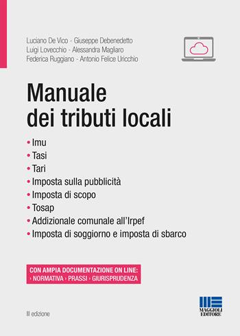 Manuale dei tributi locali  - Libro Maggioli Editore 2018, Progetto ente locale | Libraccio.it