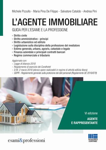 L' agente immobiliare. Guida per l'esame e la professione - Michele Pizzullo, Maria Pina De Filippo, Salvatore Cataldo - Libro Maggioli Editore 2018, Esami & professioni | Libraccio.it