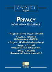 Privacy. Normativa essenziale