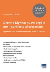 Decreto Dignità: nuove regole per il contrasto al precariato