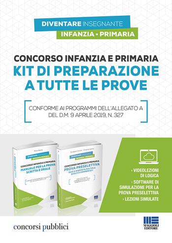 Concorso infanzia e primaria. Kit di preparazione a tutte le prove. Con software di simulazione - Pietro Boccia - Libro Maggioli Editore 2019, Concorsi a cattedre | Libraccio.it