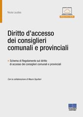 Diritto d'accesso dei consiglieri comunali e provinciali
