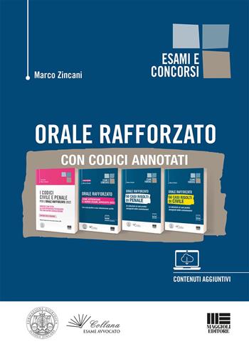 Orale rafforzato con codici annotati. Kit - Marco Zincani - Libro Maggioli Editore 2021 | Libraccio.it