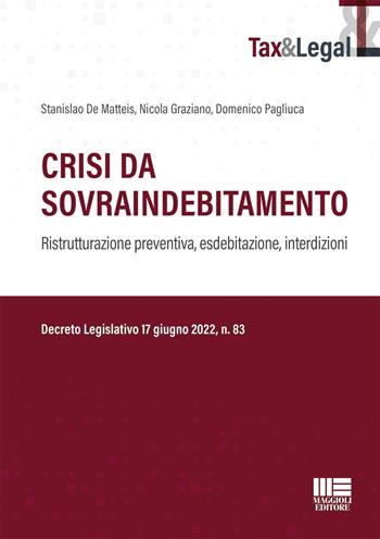 Crisi da sovraindebitamento - Stanislao De Matteis, Nicola Graziano, Domenico Pagliuca - Libro Maggioli Editore 2022 | Libraccio.it