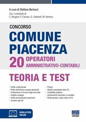 Concorso comune Piacenza 20 operatori amministrativo-contabili. Con software di simulazione