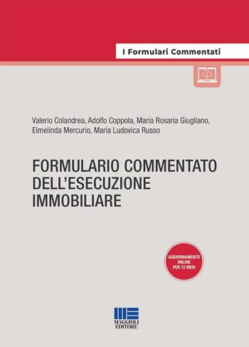 Formulario commentato dell'esecuzione immobiliare. Aggiornamento online per 12 mesi. Con aggiornamento online - Valerio Colandrea, Adolfo Coppola, Maria Rosaria Giugliano - Libro Maggioli Editore 2024, I formulari commentati | Libraccio.it