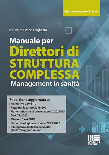 Manuale per Direttori di Struttura Complessa. Management in sanità - Fosco Foglietta, Luca Dimasi, Alberto Fabbri - Libro Maggioli Editore 2026, Sociale & sanità | Libraccio.it