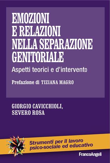 Emozioni e relazioni nella separazione genitoriale. Aspetti teorici e d'intervento - Giorgio Cavicchioli, Severo Rosa - Libro Franco Angeli 2017, Strumenti per il lavoro psico-sociale ed educativo | Libraccio.it