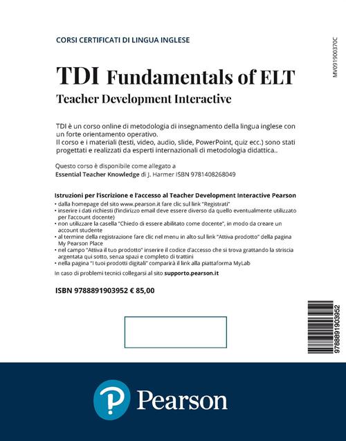 TDI. Teacher development interactive. Fundamentals of Elt. Con