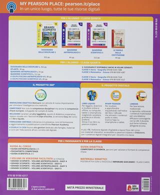 Grandi scoperte. Ambito scientifico. Con Quaderno scientifico, ITE, Libro liquido, Didastore. Per la 5ª classe della Scuola elementare. Con ebook. Con espansione online - Margherita Carai, M. Nella Caspani, Lorena Riboldi - Libro Pearson 2018 | Libraccio.it