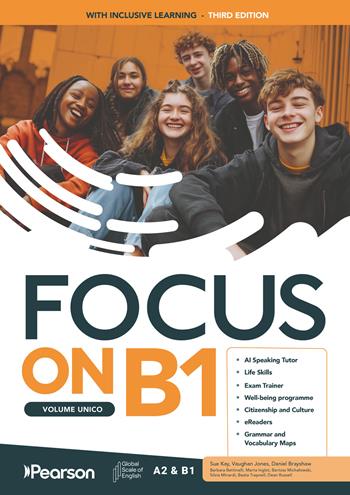 Focus on B1 with Inclusive Learning. Per le Scuole superiori. - Marta Uminska - Libro Pearson 2026 | Libraccio.it