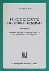 Principi di diritto processuale generale