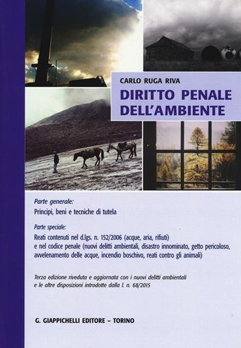 Diritto penale dell'ambiente - Carlo Ruga Riva - Libro Giappichelli 2016 | Libraccio.it