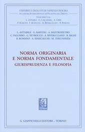 Norma originaria e norma fondamentale. Giurisprudenza e filosofia