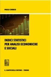 Indici statistici per analisi economiche e sociali